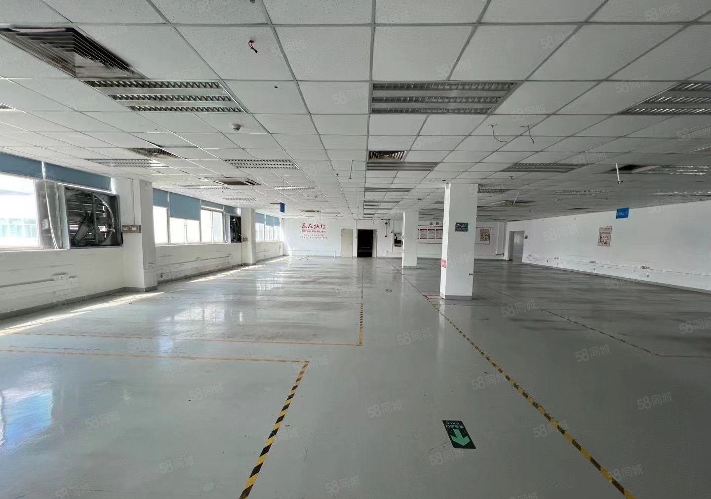 坂田地铁站带装修整层1780平厂房仓库出租双电梯实用8.5成