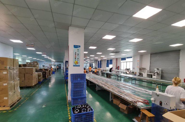 龙岗新生工业区新出一楼二楼2100平厂房出租可分租全新办公室