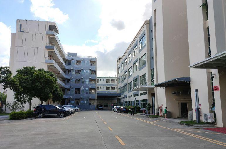 横岗六约大型工业园3楼1000平带精装修办公室仓库厂房出租