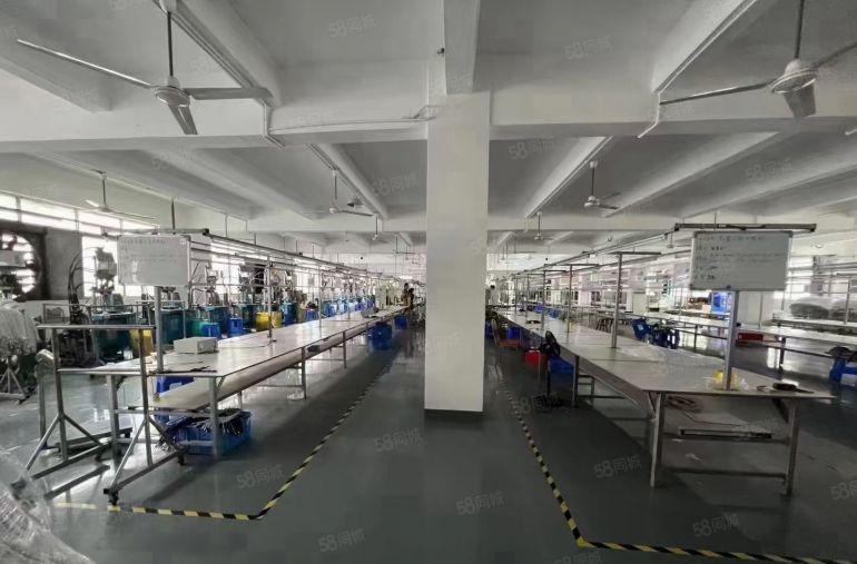 龙岗南联第六工业区工业园楼上精装修办公室1000平厂房出租