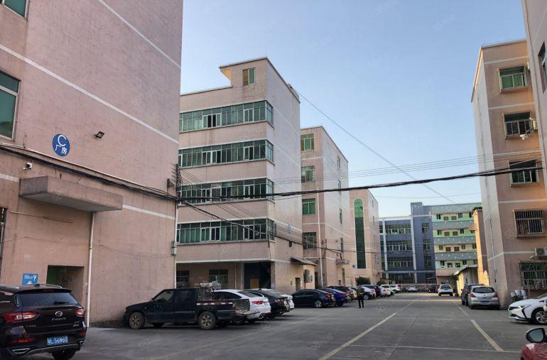 横岗荷坳地铁口工业园楼上300平精装办公室厂房低价出租好招工