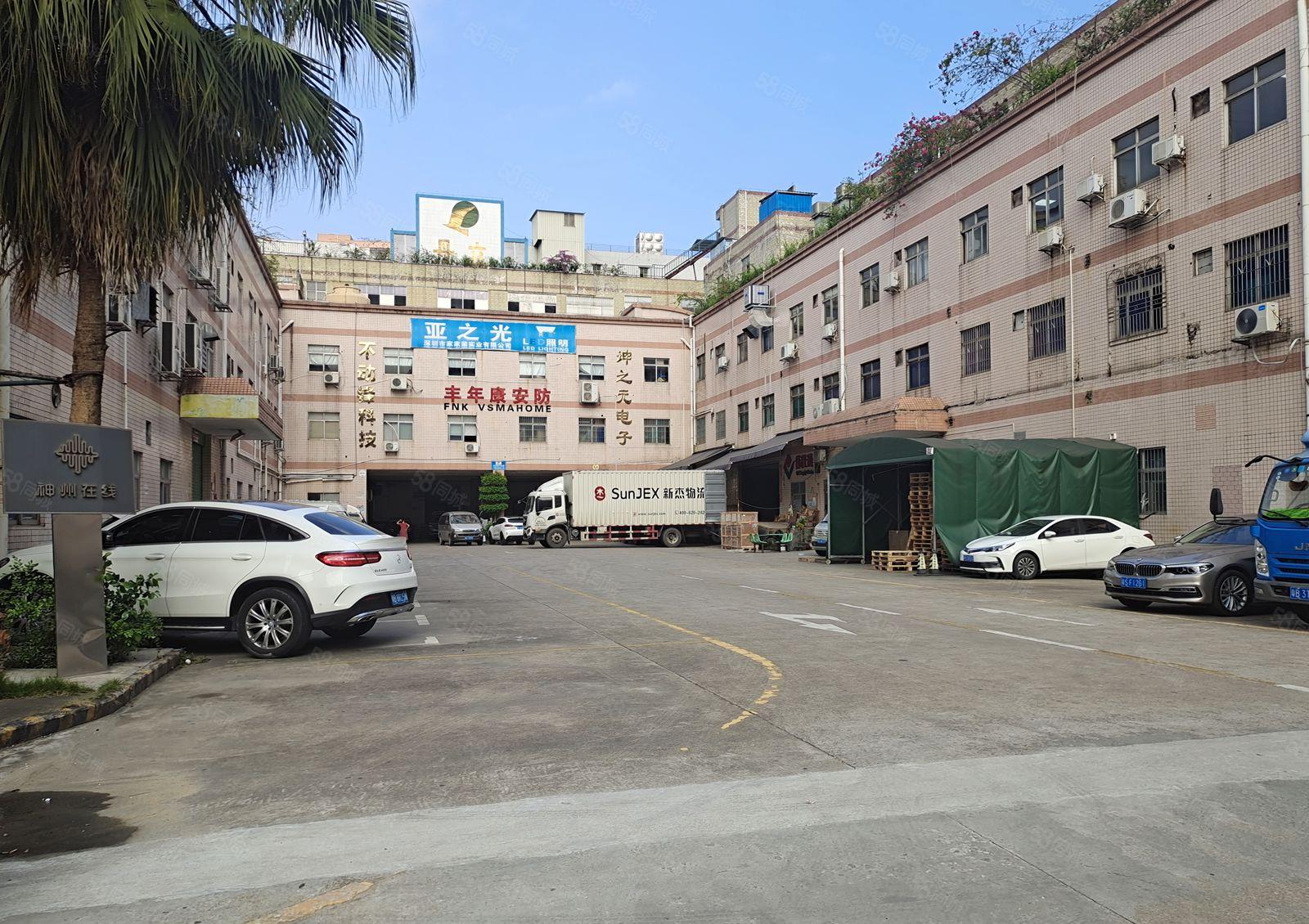 原房东！坂田1万平独院，带装修可分租，独栋厂房仓库低价出租