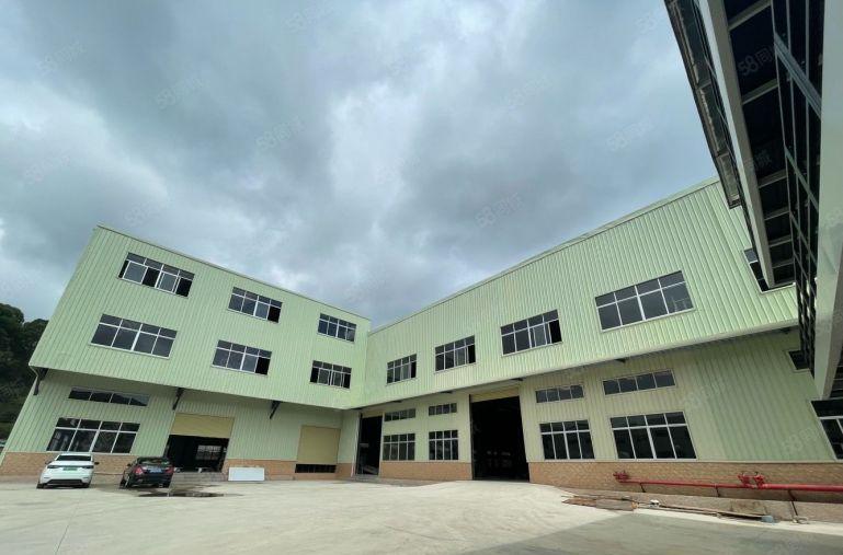 5000平钢构独院荷坳高速路口旁8米层高原房东厂房仓库出租