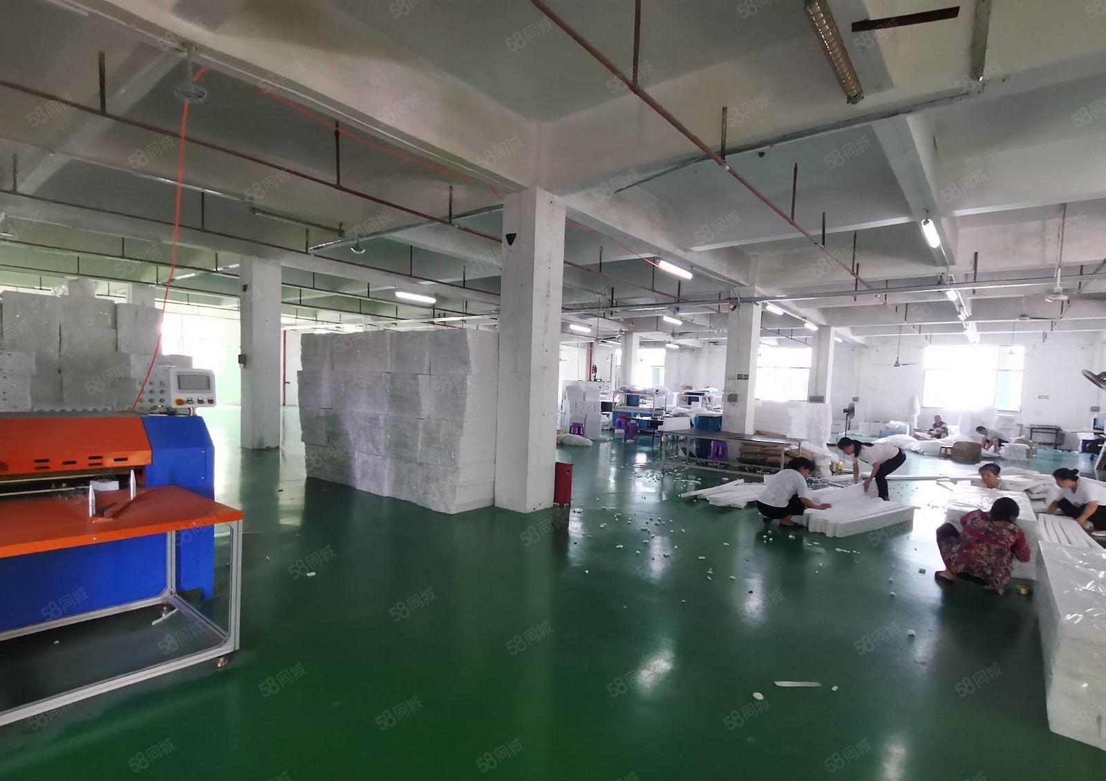 龙岗龙东原房东工业园新出一楼二楼带装修2100平厂房出租分租