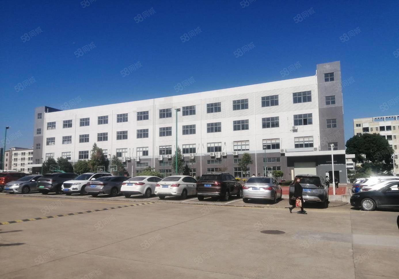 原房东高新产业园10500平精装修全新地坪漆厂房招租一楼6米