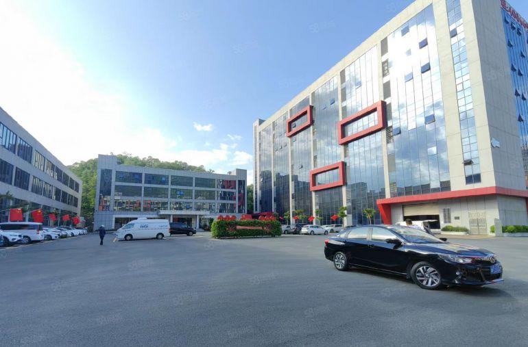 横岗六约地铁站附近工业园区楼上精装修办公室厂房800平出租