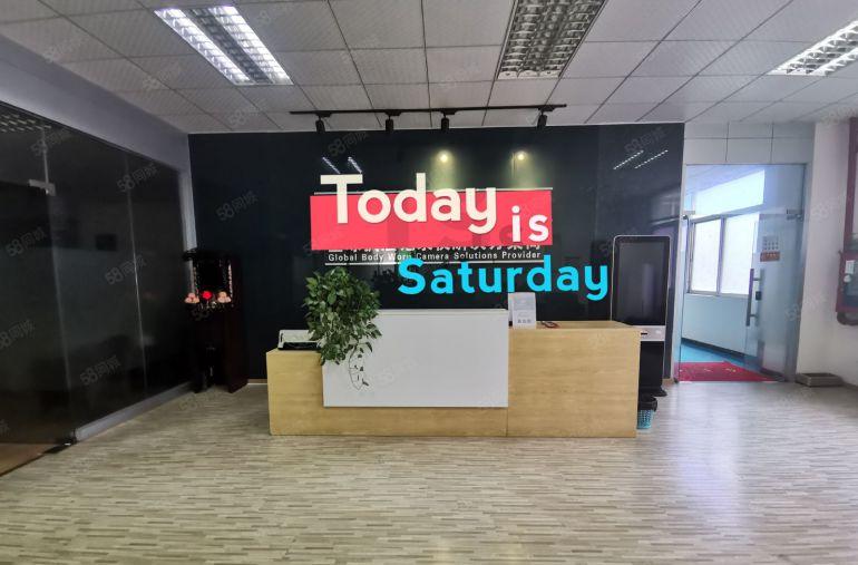 坪地高桥工业园原房东2楼1200平方精装修办公室厂房仓库出租