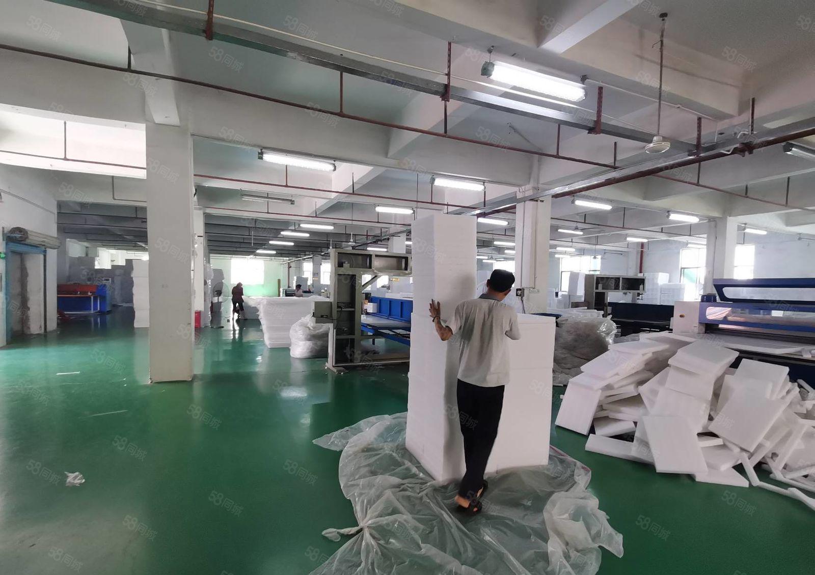 龙岗龙东原房东工业园新出一楼二楼带装修2100平厂房出租分租