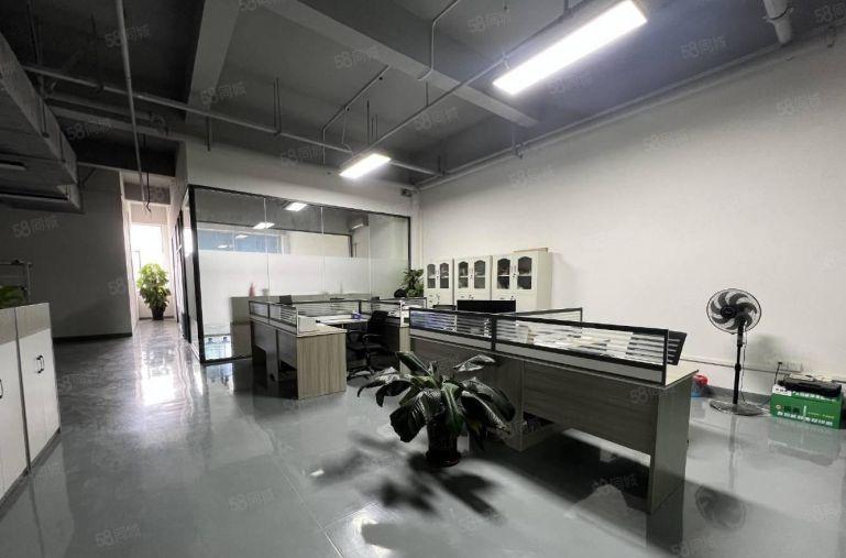 业主低价出租！南岭新出楼上600平现成装修办公室仓库厂房