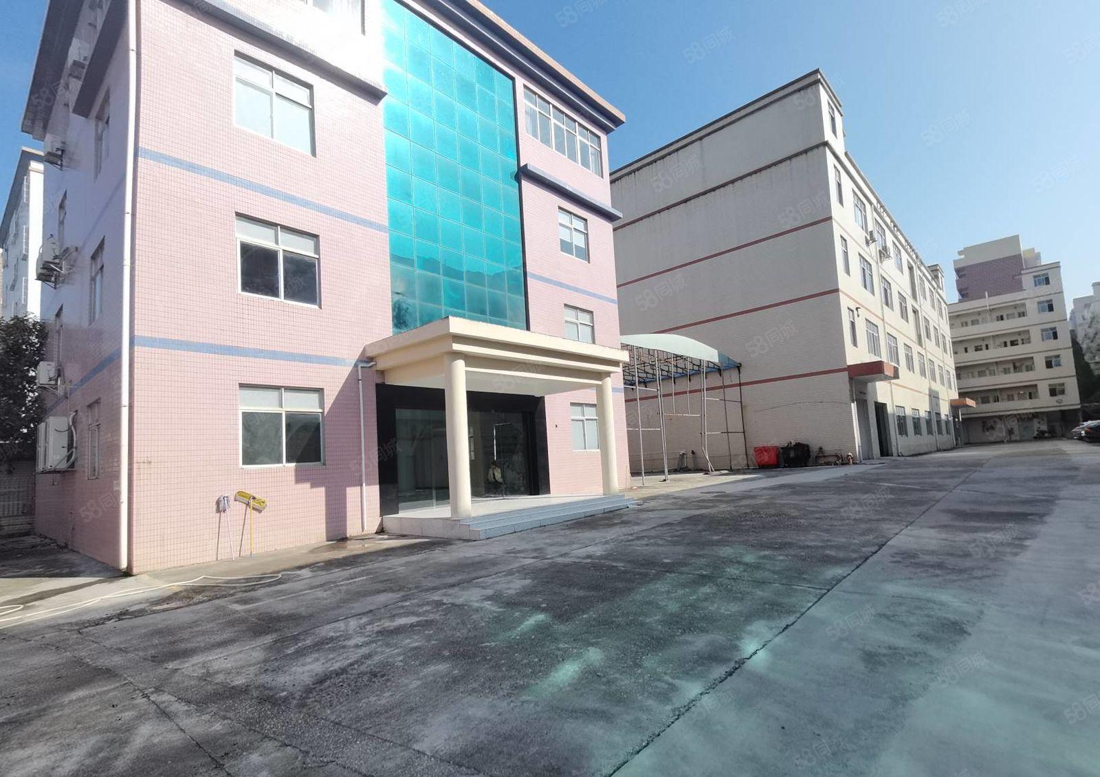 龙岗同乐新出原房东花园式独院8500平厂房出租可分租一楼6米