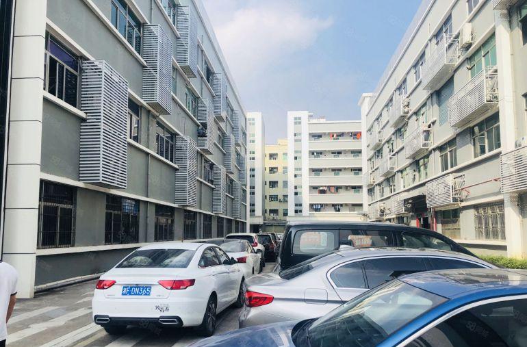 临近华南城地铁口无公摊红本低价楼上300平精装办公室厂房出租