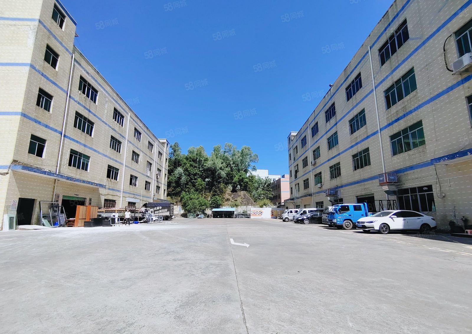 原房东龙岗新生楼上1480平厂房仓库出租无公摊可分租带地坪漆