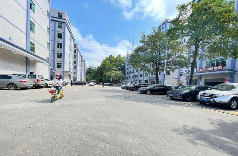 横岗花园式厂房现成办公加仓库厂房1000平超大空地可分租