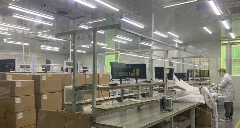 坂田地铁口旁独院工业园厂房出租一楼800平起租 带有装修