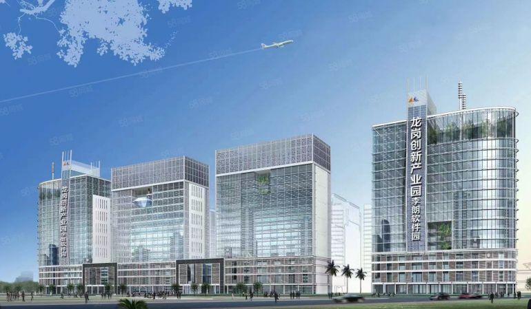 李朗珠宝园C6栋2楼现成电商办公仓储332平出租