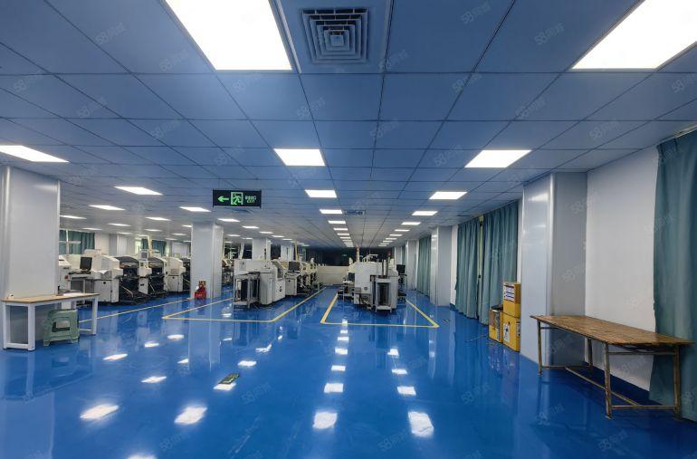 布吉丹竹头地铁站原房东2楼现成贴片车间1000平厂房低价出租