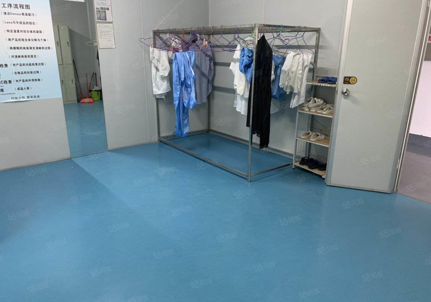 布吉李朗科技园精装1000平厂房出租500平起租适合电子加工