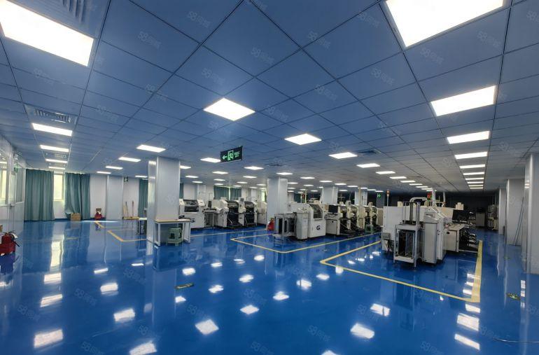 布吉丹竹头地铁站原房东2楼现成贴片车间1000平厂房低价出租