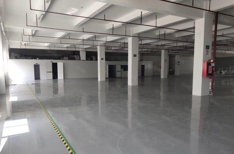 布吉李朗地铁口新出楼上精装修2600平厂房出租可分租带办公室