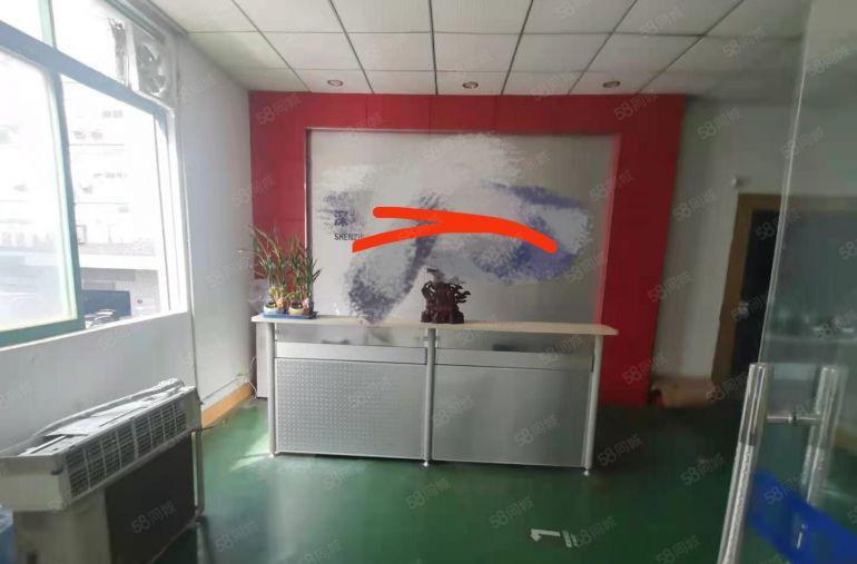 公明下村南光高速出口厂房出租，2楼450平，看中拎包入住即可