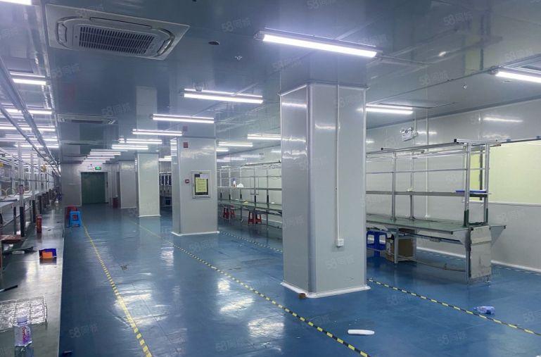 光明公明楼村，整层无尘车间1400平出租，无转让费