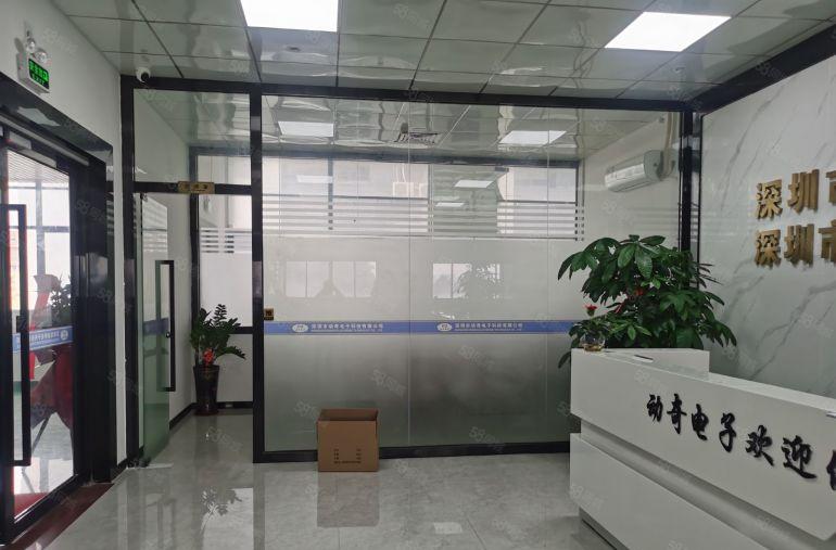 公明马田街道1580平精装修厂房出租 带办公室有卸货平台3吨