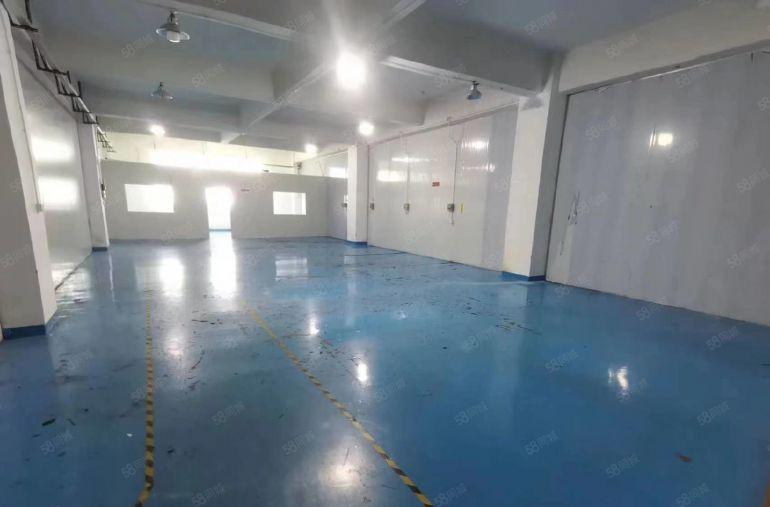 公明李松朗炮台路旁小厂房出租380平车间全新地平漆，好招工