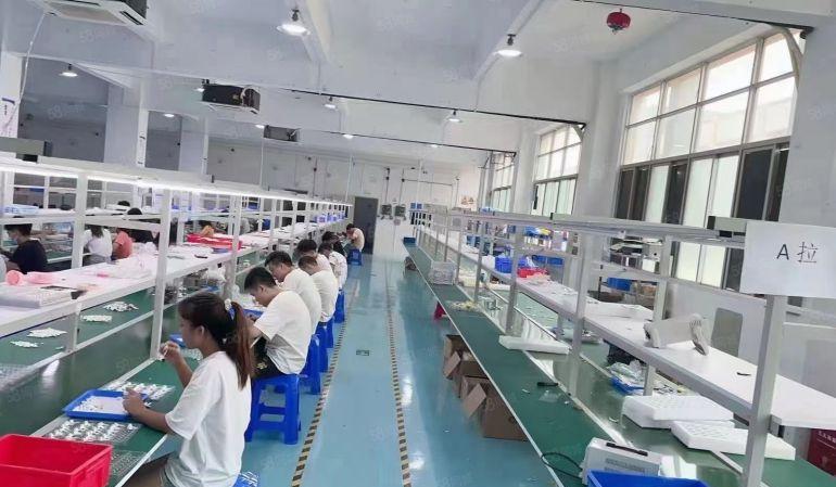 公明合水口村委厂房出租（1300平现成流水线，合同3~5年）