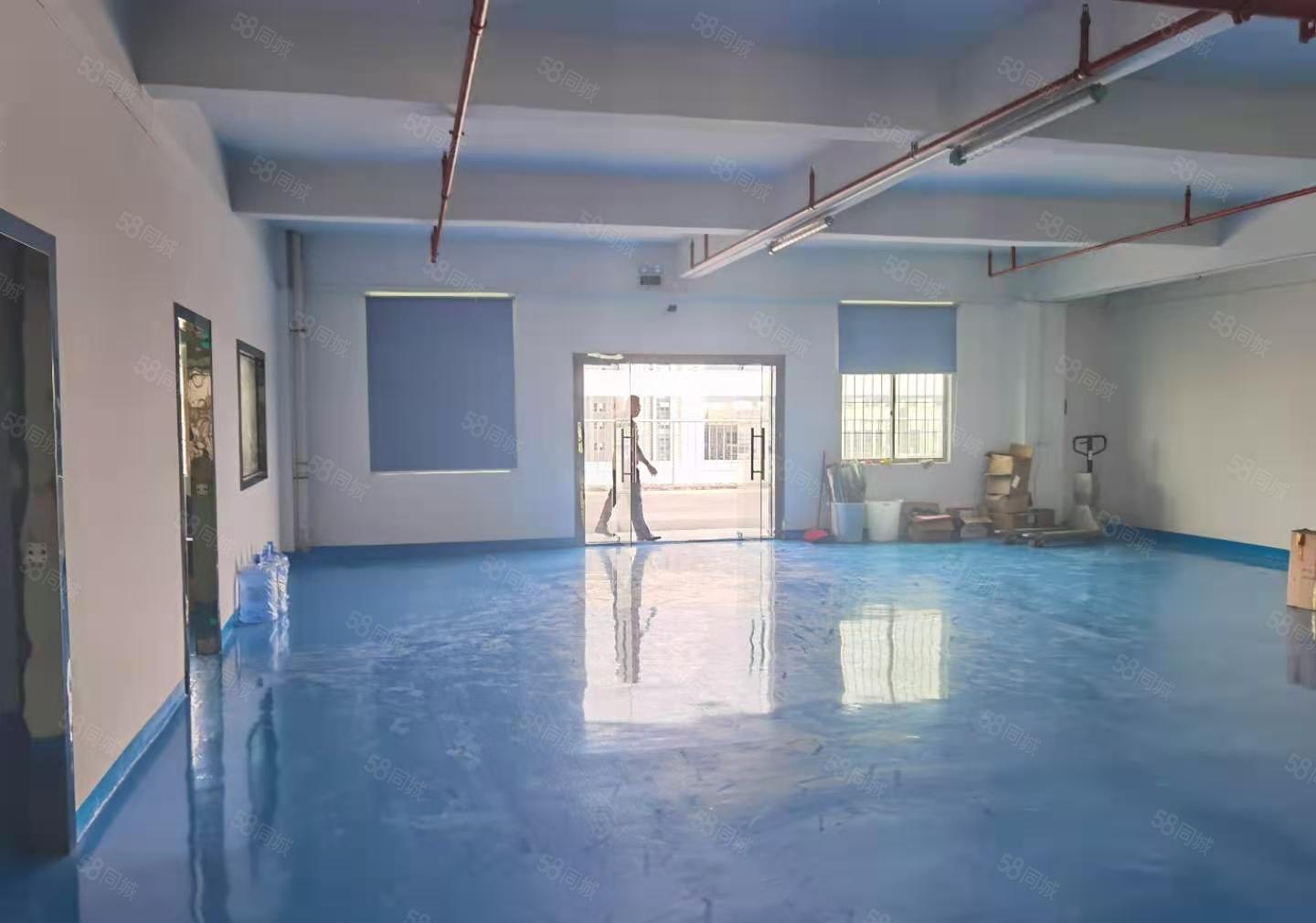 公明小厂房出租，450平，全新地平漆 ，适合电子，办公，电商