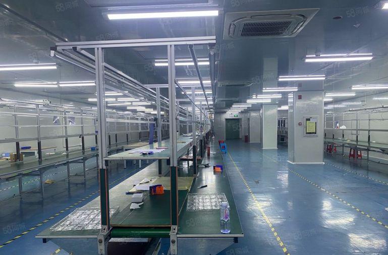 光明公明楼村，整层无尘车间1400平出租，无转让费