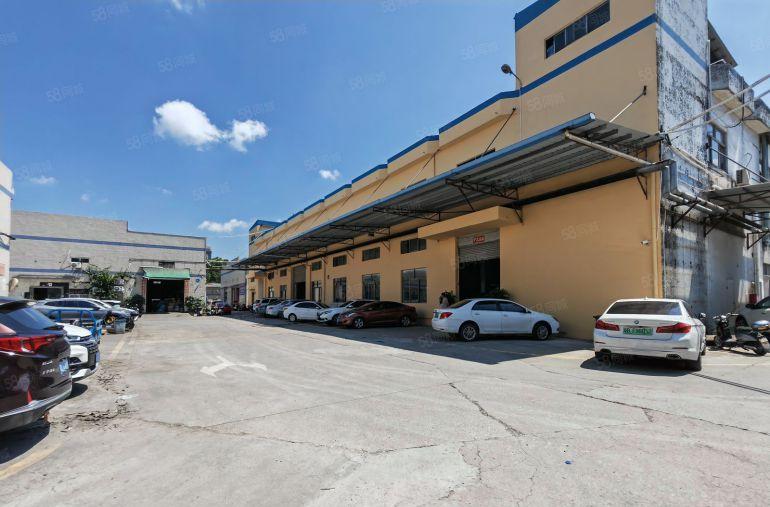 光明楼村公常路主干道边厂房一楼2300平带牛角全新地坪可分租