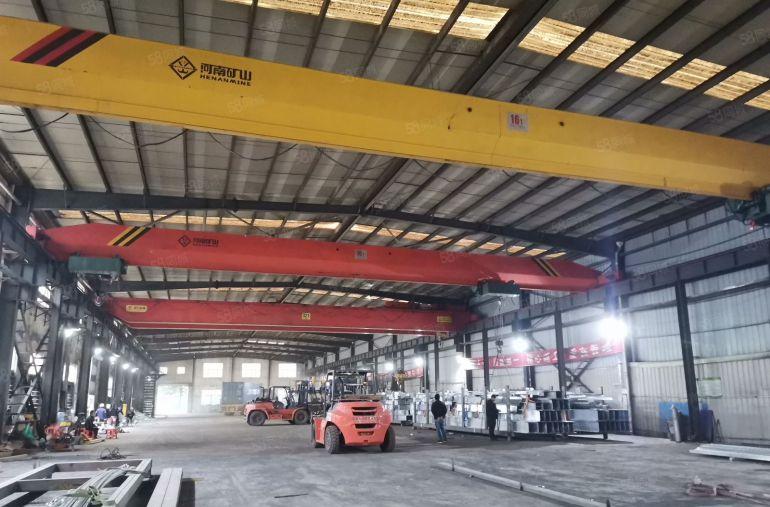 深圳市坪山区3200平米独院带5台行车厂房出租，行车有32吨