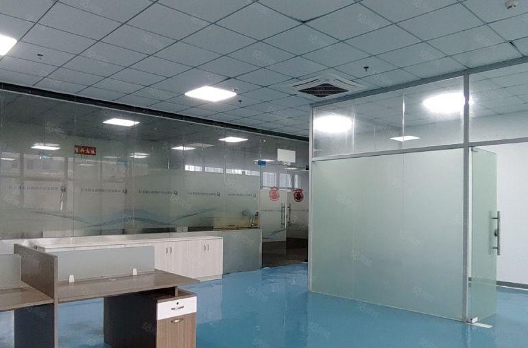 拎包就能用坪山龙田大型园区9楼200平精装已隔断好现成办公室