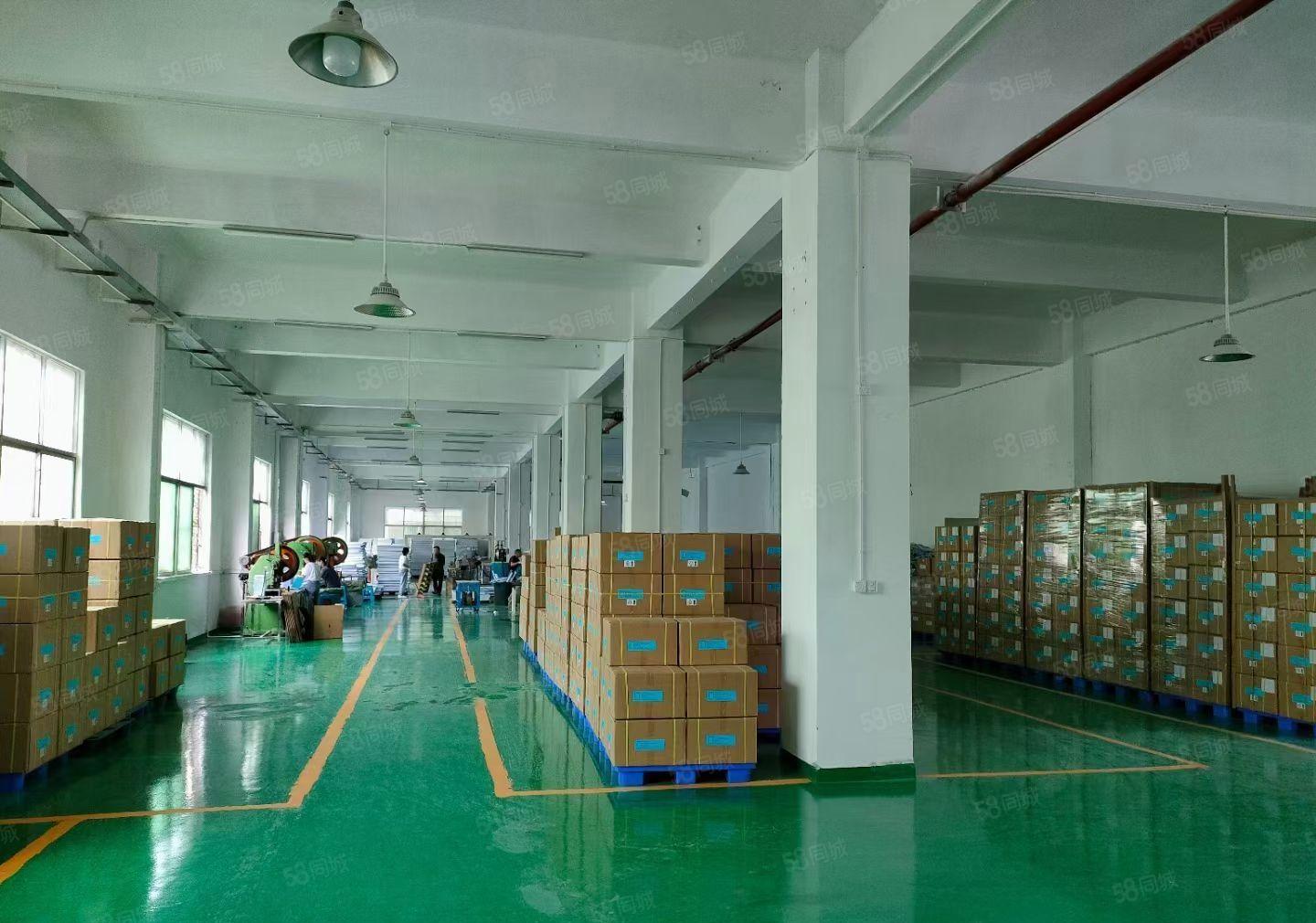 业主直租坪山中心工业区1楼1000平红本仓库厂房实际面积出租