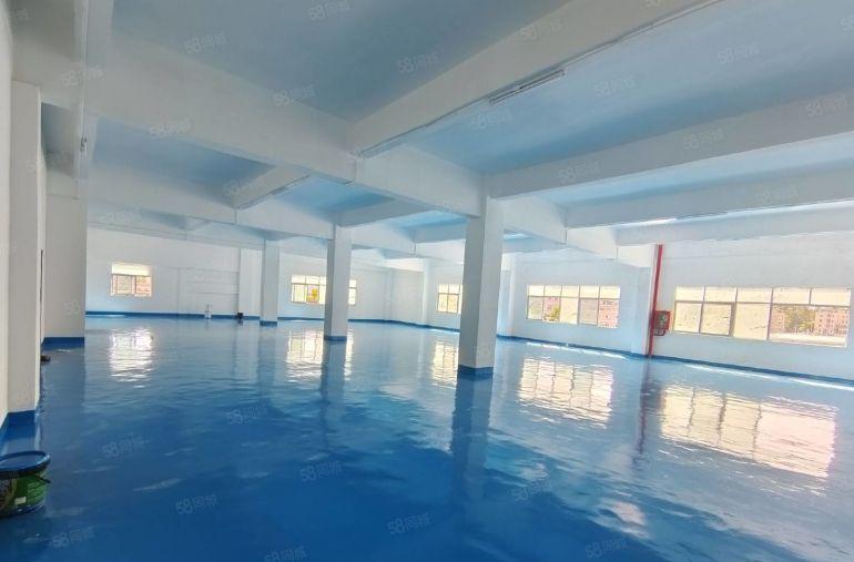 坪山六和城附近园区厂房100至2000平带全新地坪漆出租