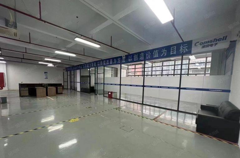 坪山大工业区新出600平方现成装修厂房带办公室车间水电齐全