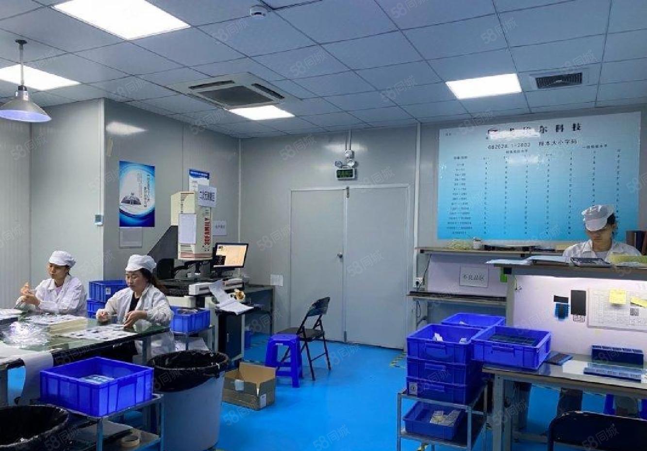 西丽原房东精装修600平办公室红本厂房出租分租仓库带无尘车间