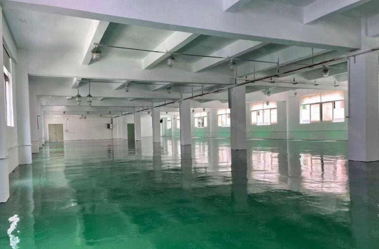 观澜梅观高速出口独院厂房出租，楼上一整层1400平米可分租