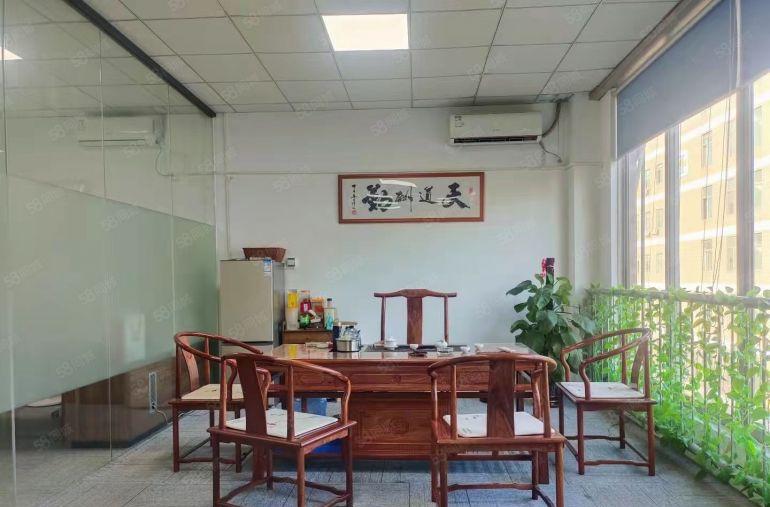 西乡鹤州，恒丰大型工业园楼上650平带现成装修厂房，拎包生产