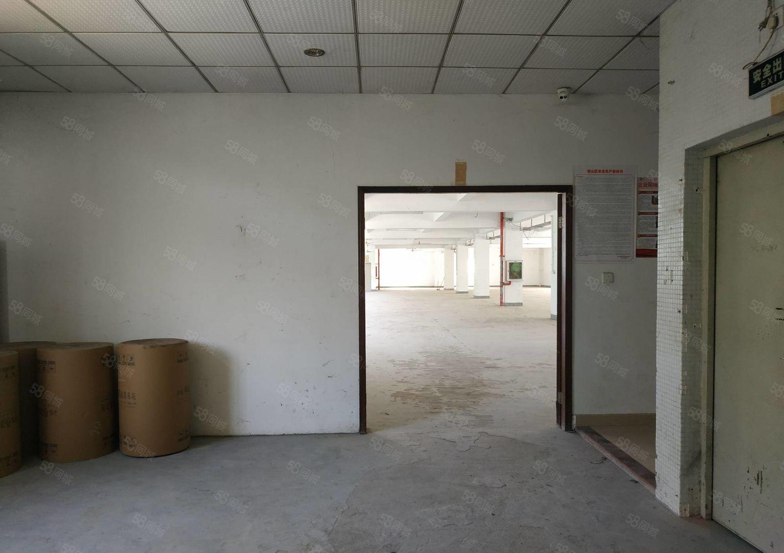 南山西丽 大磡工业区新出1500平厂房直租 带卸货平台