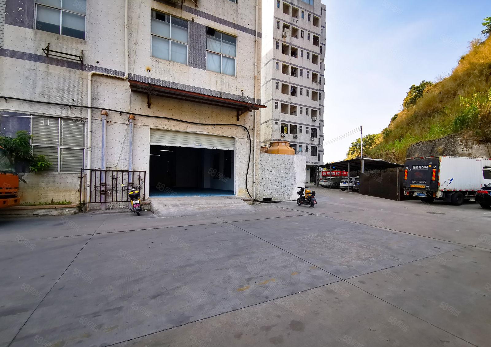 南山西丽一楼厂房出租 园区空地大一楼375平米 大车好进出