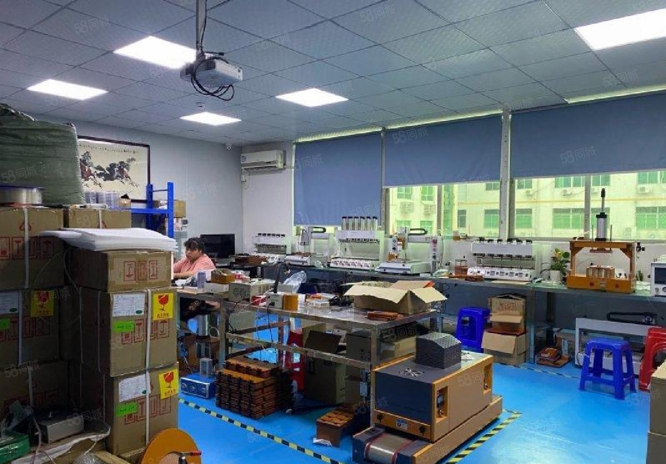 西丽原房东精装修600平办公室红本厂房出租分租仓库带无尘车间